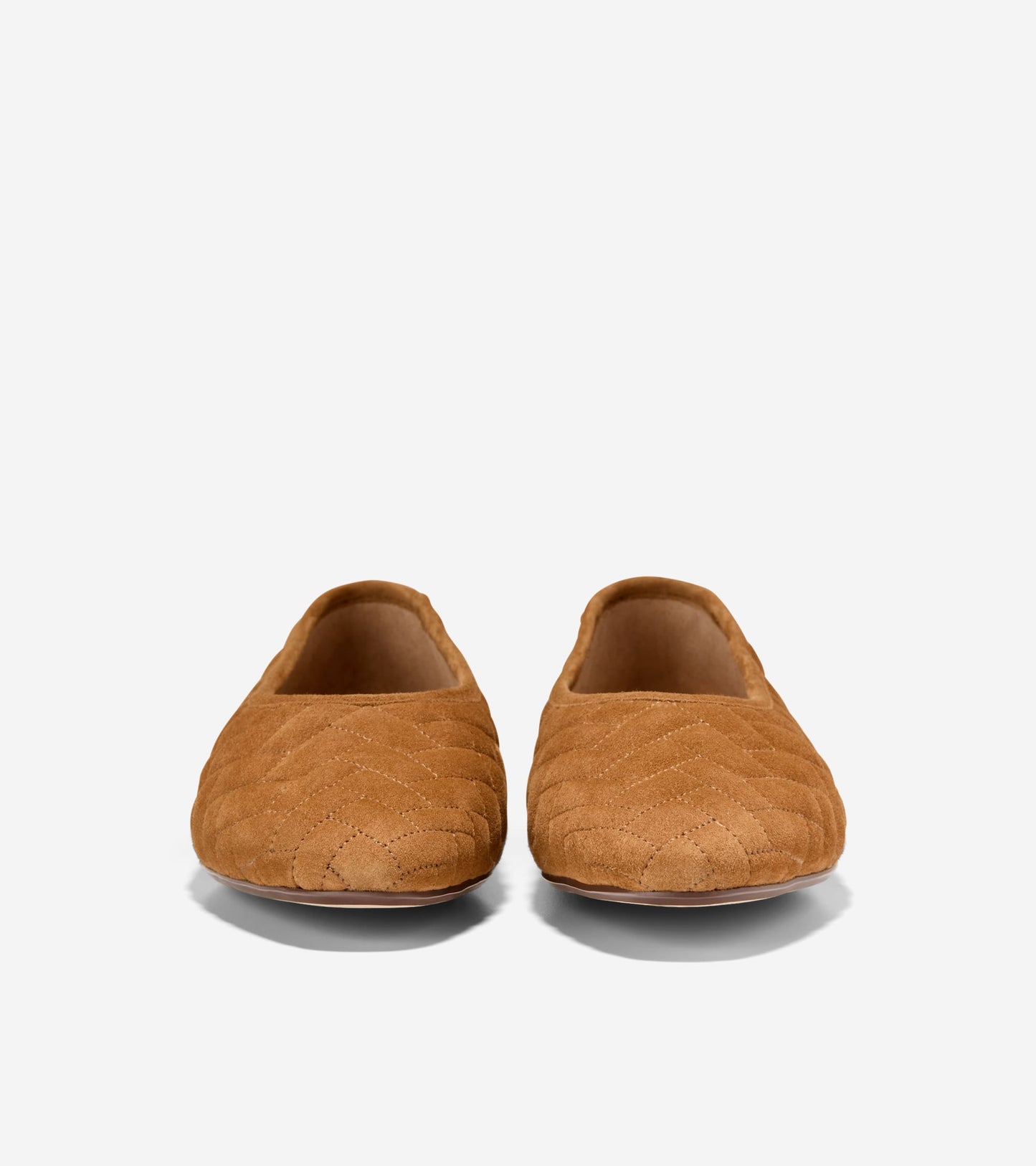Women's Jasleen Quilted Ballet Flats in Brown | Cole Haan