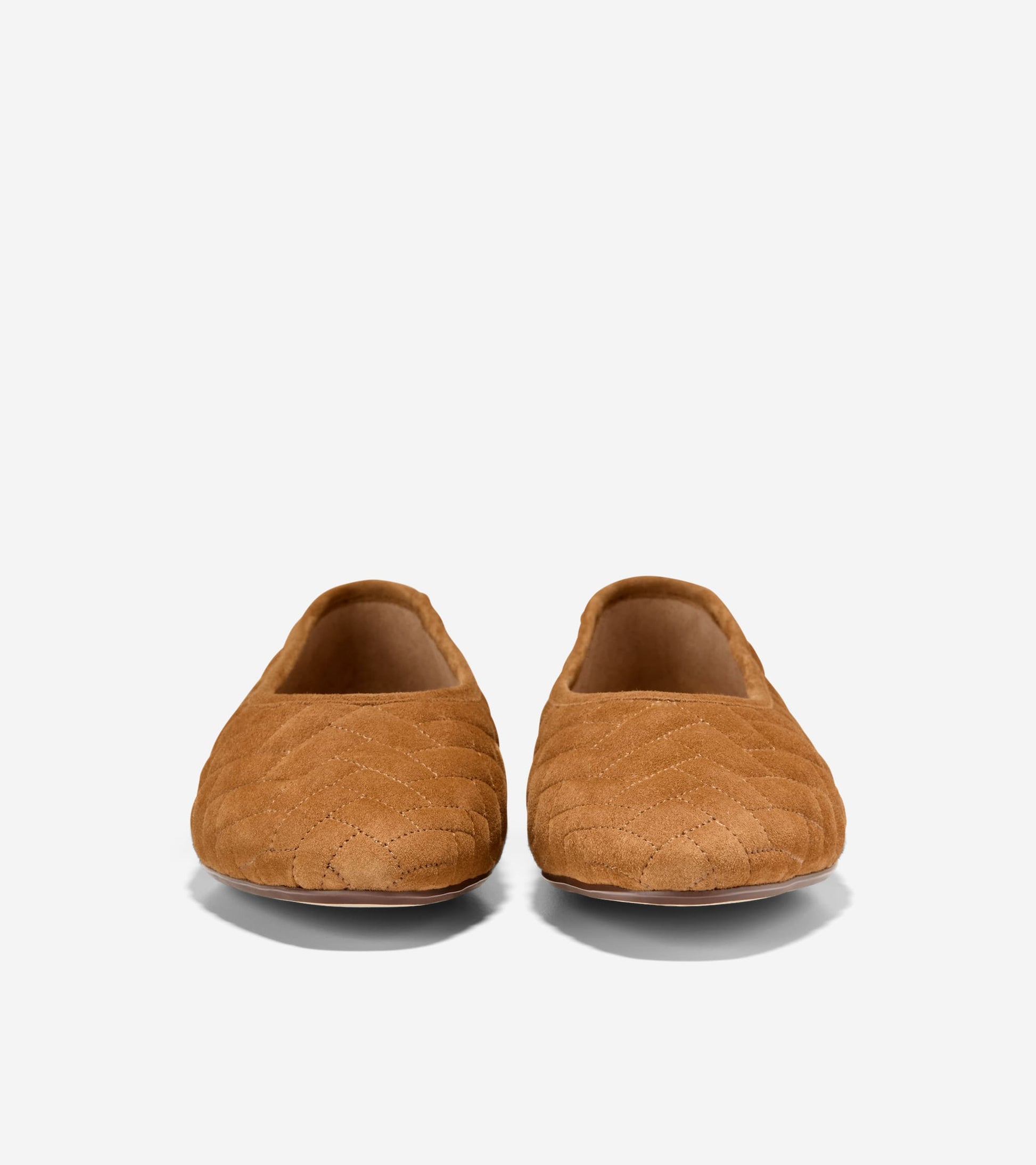 Women's Jasleen Quilted Ballet Flats in Brown | Cole Haan
