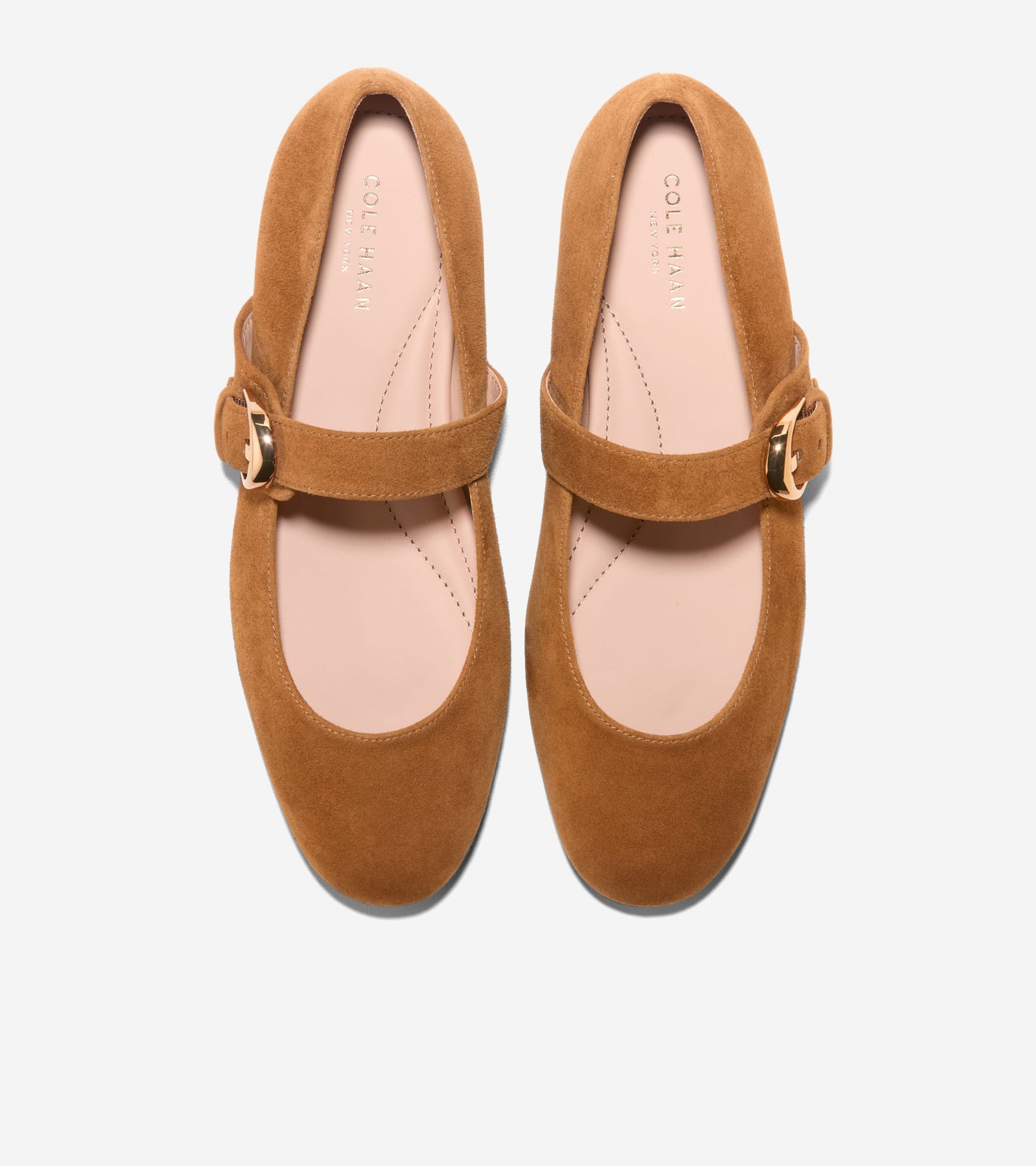 Women's Grand Ambition Alissa Mary Jane Ballet Flats in Brown | Cole Haan