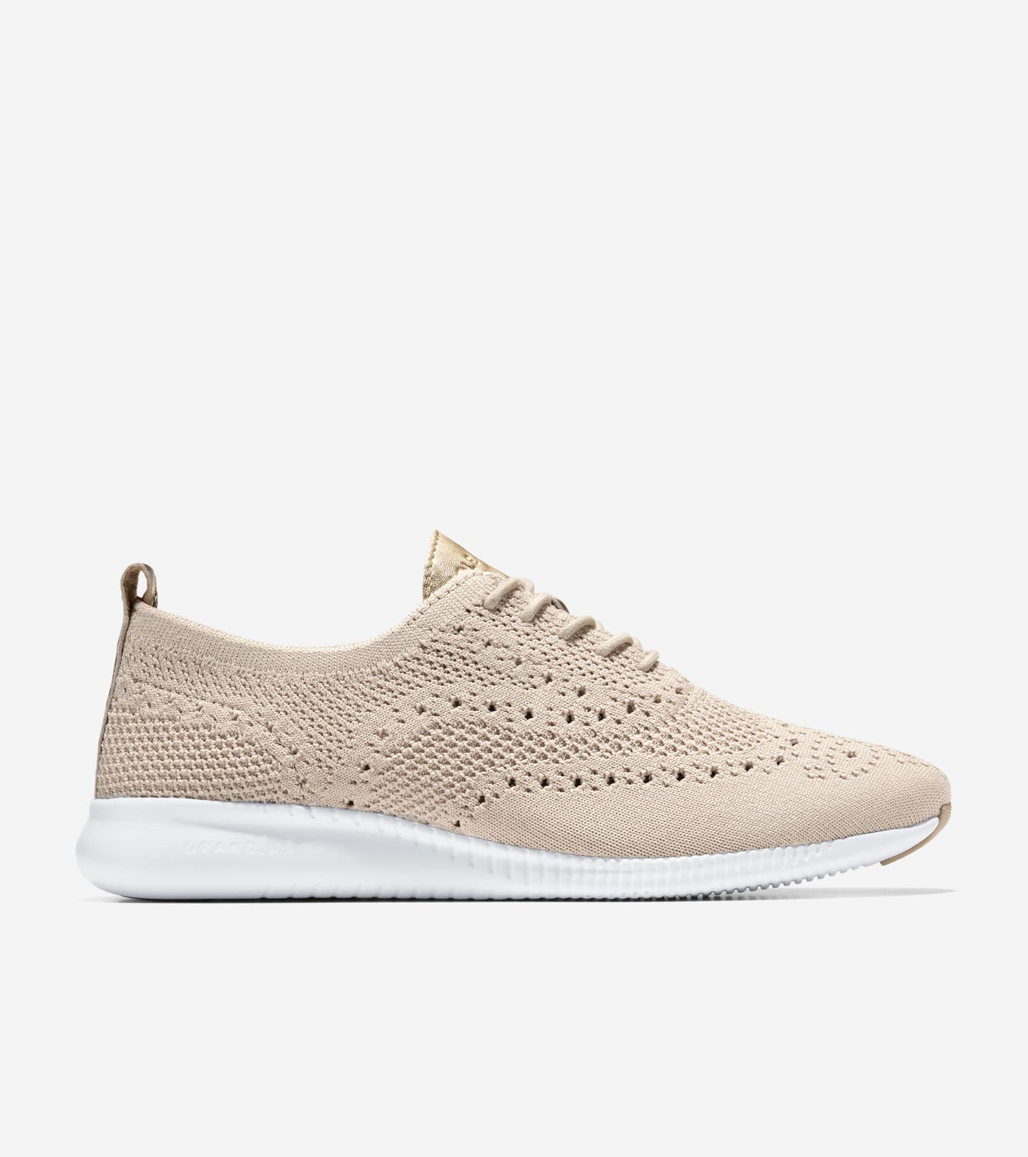 Women's 2.ZERØGRAND Stitchlite™ Wingtip Oxfords in Beige | Cole Haan