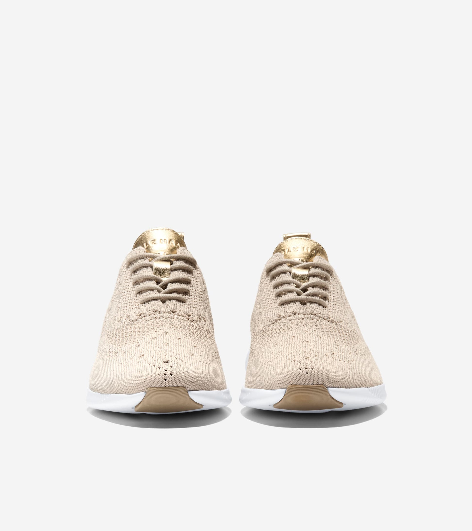 Women's 2.ZERØGRAND Stitchlite™ Wingtip Oxfords in Beige | Cole Haan