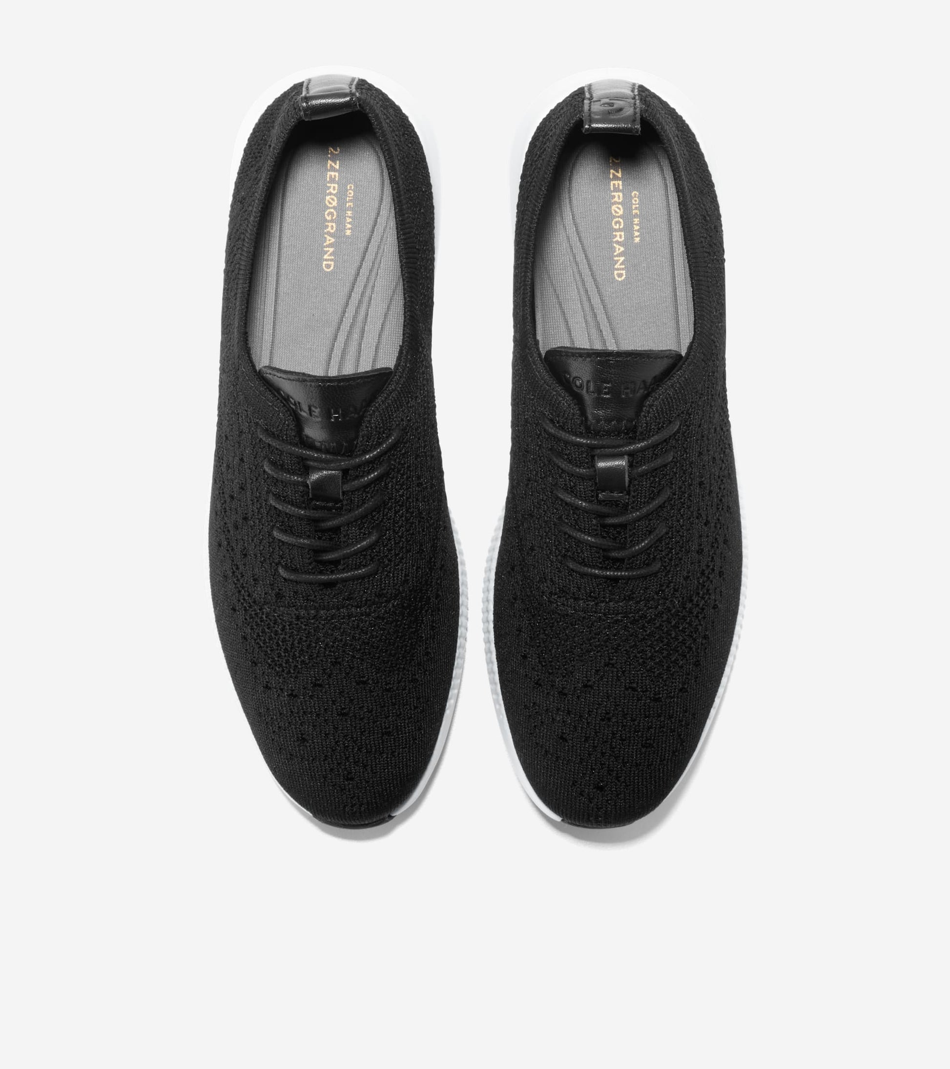 Women's 2.ZERØGRAND Stitchlite™ Wingtip Oxfords in Black | Cole Haan
