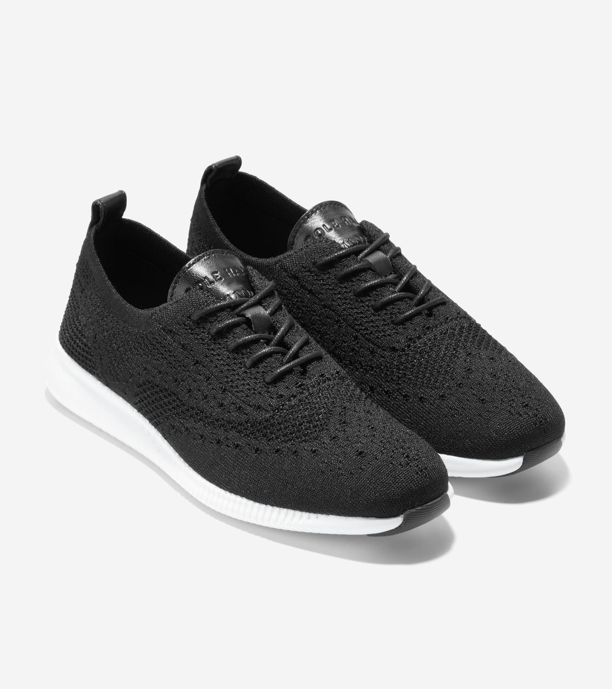 Women's 2.ZERØGRAND Stitchlite™ Wingtip Oxfords in Black | Cole Haan