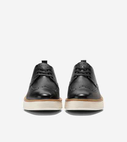 Women's ØriginalGrand Platform Wingtip Oxfords in Black | Cole Haan