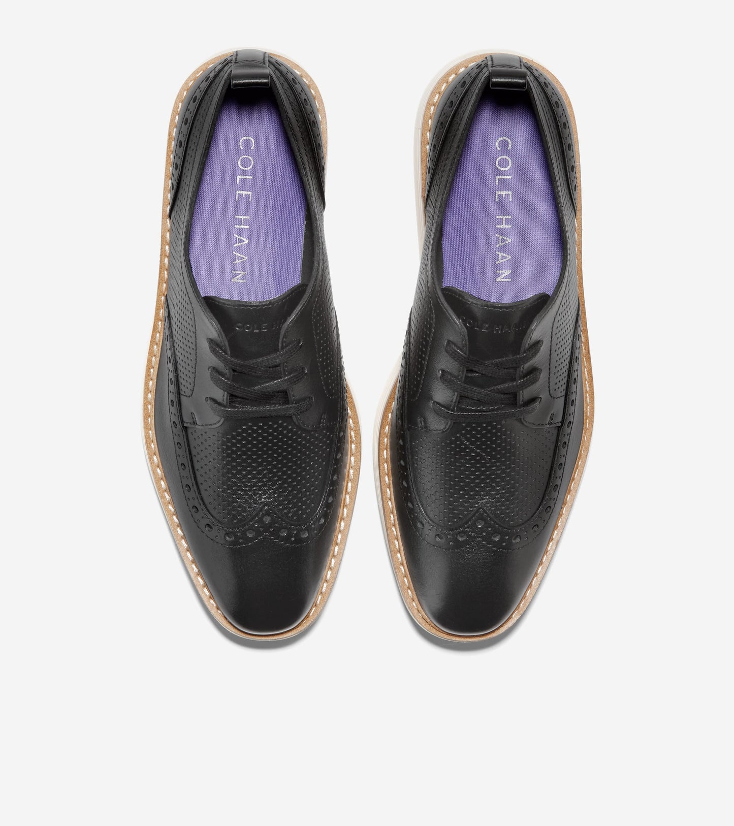 Women's ØriginalGrand Platform Wingtip Oxfords in Black | Cole Haan