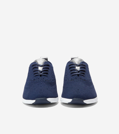 Women's 2.ZERØGRAND Stitchlite™ Wingtip Oxfords in Blue | Cole Haan