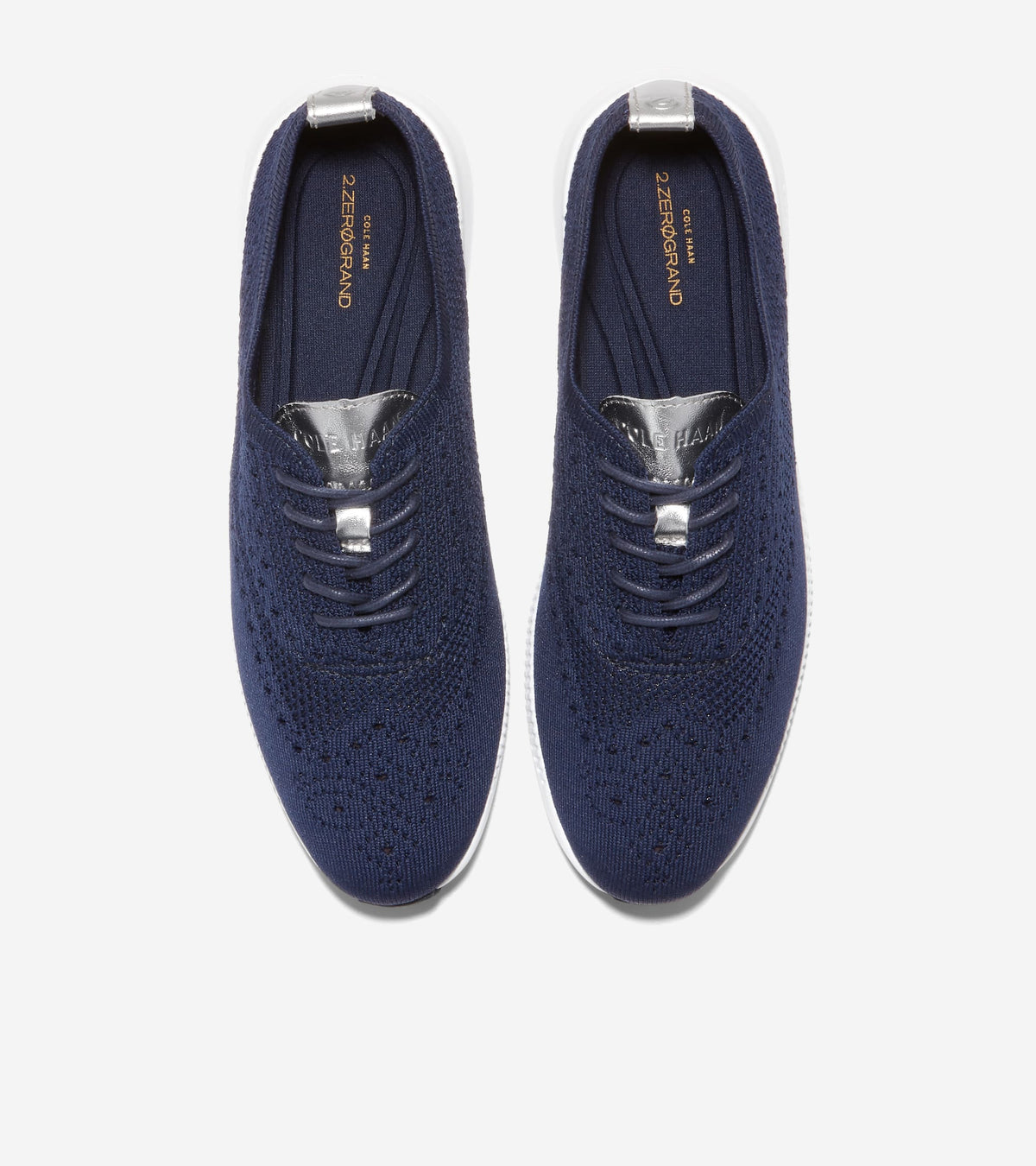 Women's 2.ZERØGRAND Stitchlite™ Wingtip Oxfords in Blue | Cole Haan