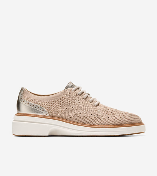 Women's ØriginalGrand CitySpectre Stitchlite™ Oxfords in Beige | Cole Haan