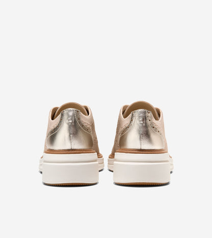 Women's ØriginalGrand CitySpectre Stitchlite™ Oxfords in Beige | Cole Haan