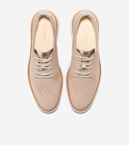 Women's ØriginalGrand CitySpectre Stitchlite™ Oxfords in Beige | Cole Haan