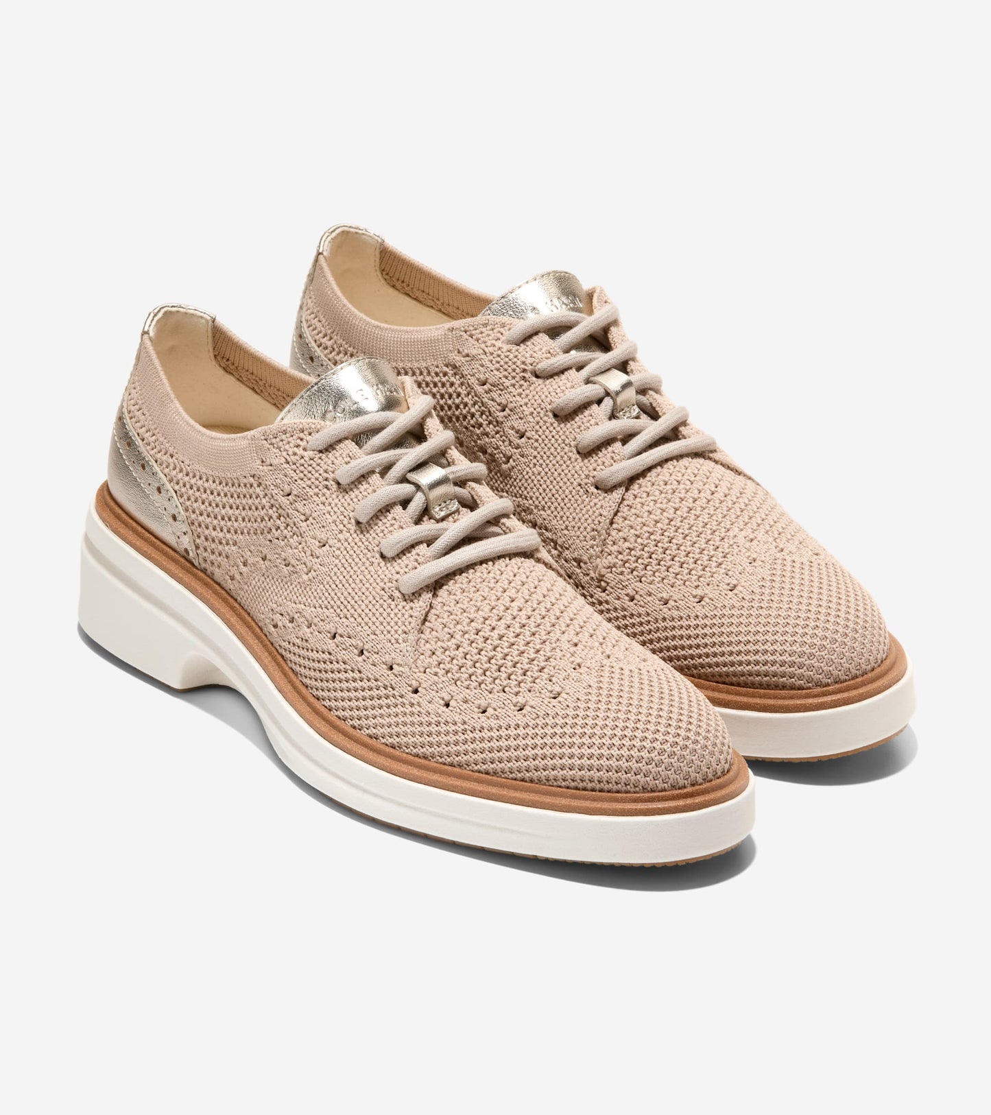 Women's ØriginalGrand CitySpectre Stitchlite™ Oxfords in Beige | Cole Haan