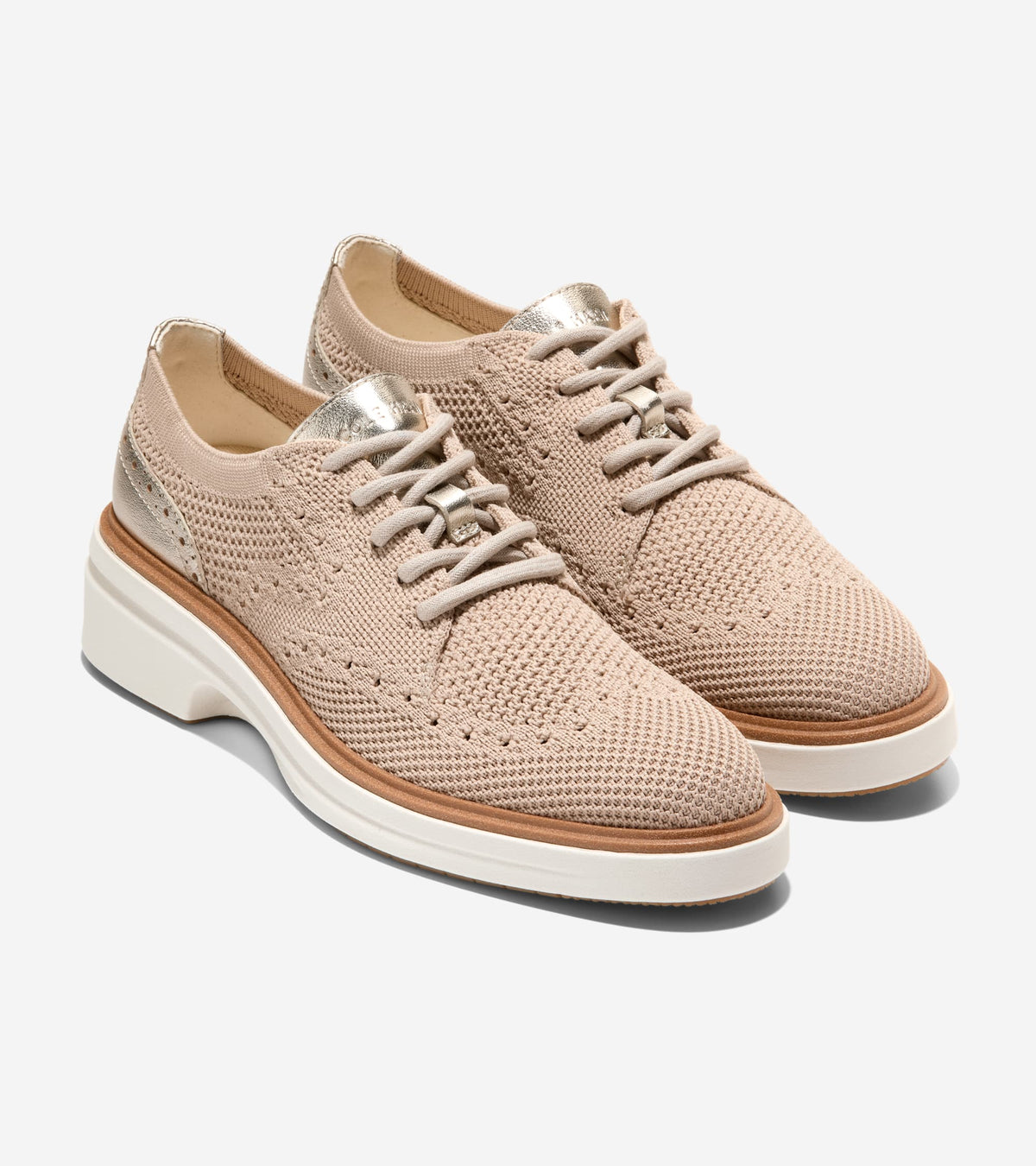 Women's ØriginalGrand CitySpectre Stitchlite™ Oxfords in Beige | Cole Haan