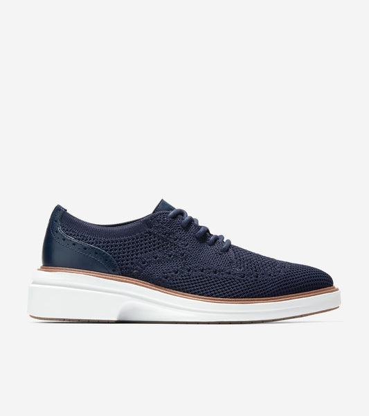 Women's ØriginalGrand CitySpectre Stitchlite™ Oxfords in Blue | Cole Haan