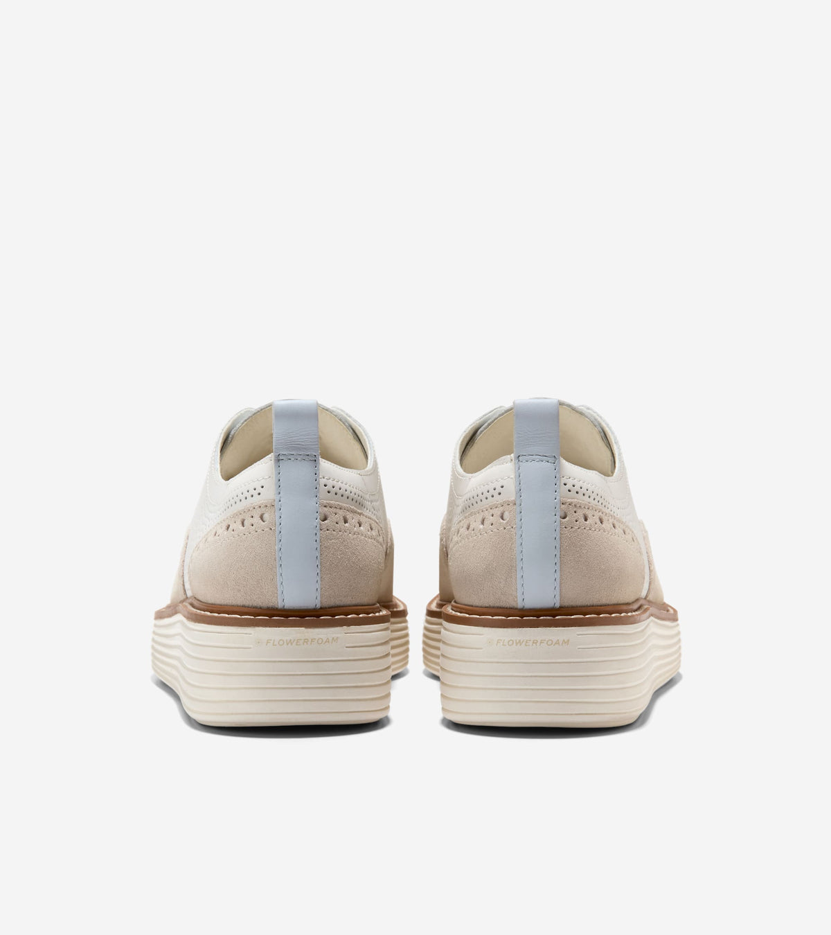 Women's ØriginalGrand Platform Wingtip Oxfords in White | Cole Haan