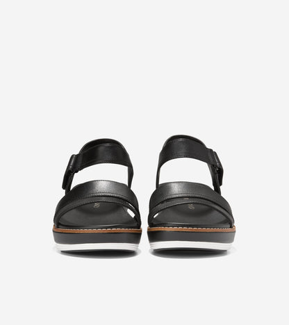 Women's ØriginalGrand Peyton Flatform Sandals in Black | Cole Haan