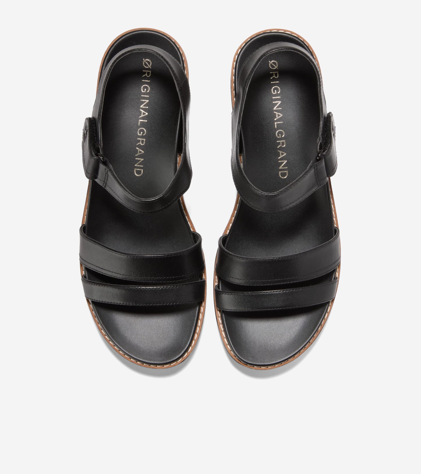 Women's ØriginalGrand Peyton Flatform Sandals in Black | Cole Haan