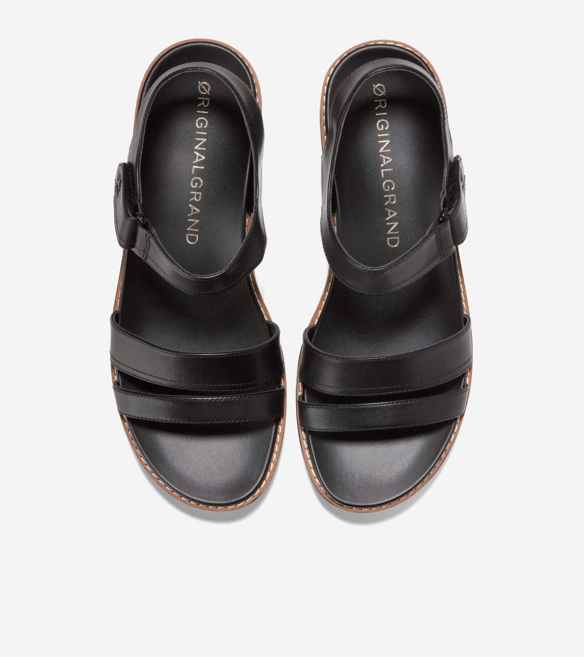Women's ØriginalGrand Peyton Flatform Sandals in Black | Cole Haan