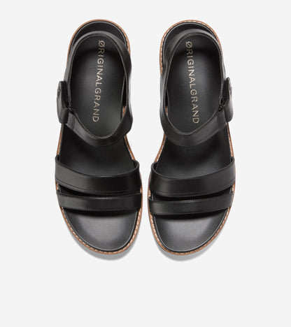 Women's ØriginalGrand Peyton Flatform Sandals in Black | Cole Haan