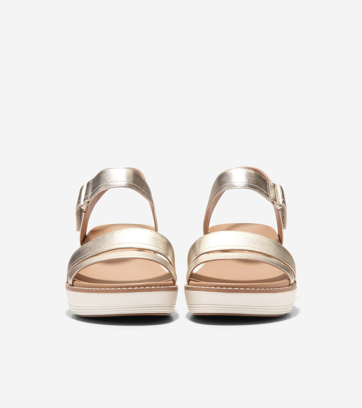 Women's ØriginalGrand Peyton Flatform Sandals in Gold | Cole Haan