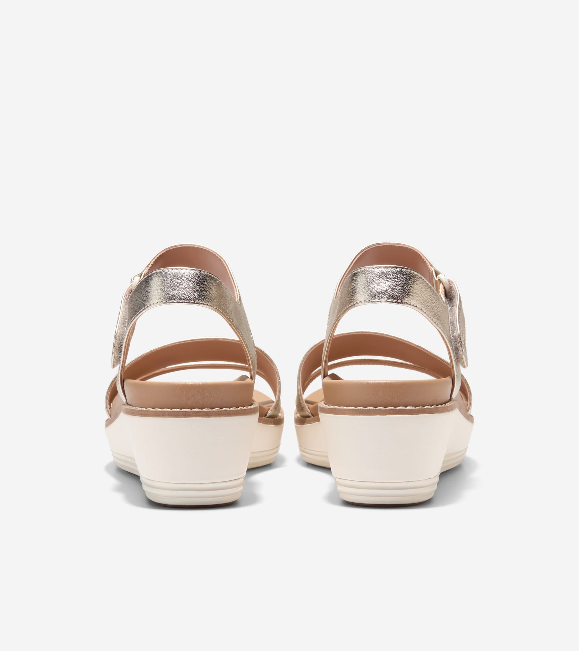 Women's ØriginalGrand Peyton Flatform Sandals in Gold | Cole Haan