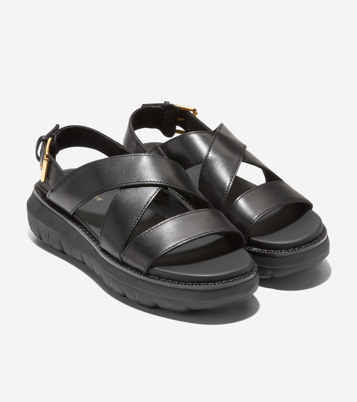 Women's ZERØGRAND Rexanna Sandals in Black | Cole Haan
