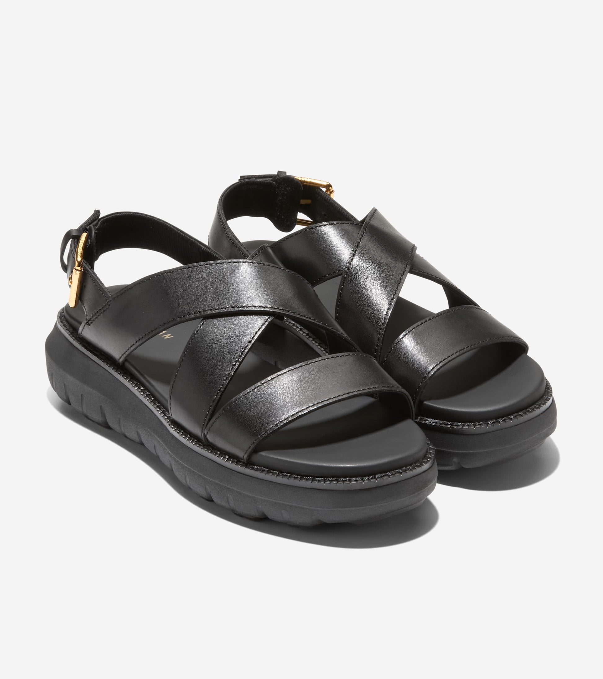 Women's ZERØGRAND Rexanna Sandals in Black | Cole Haan