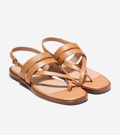 Women's Go-To Estella Flat Thong Sandals in Beige | Cole Haan
