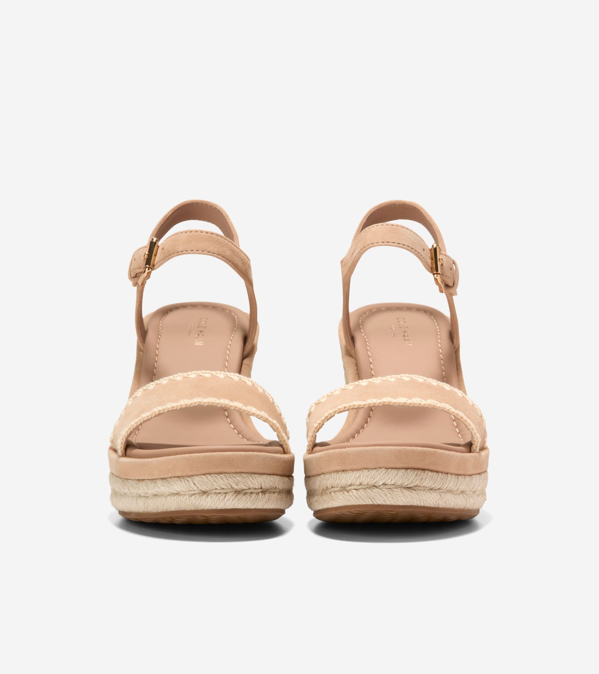 Women's Cloudfeel Asbury Espadrille Wedge Sandals in Beige | Cole Haan