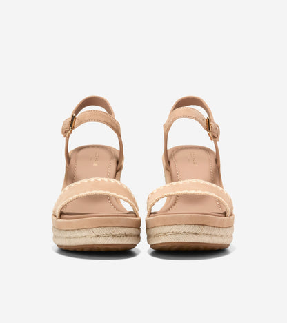 Women's Cloudfeel Asbury Espadrille Wedge Sandals in Beige | Cole Haan