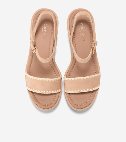 Women's Cloudfeel Asbury Espadrille Wedge Sandals in Beige | Cole Haan