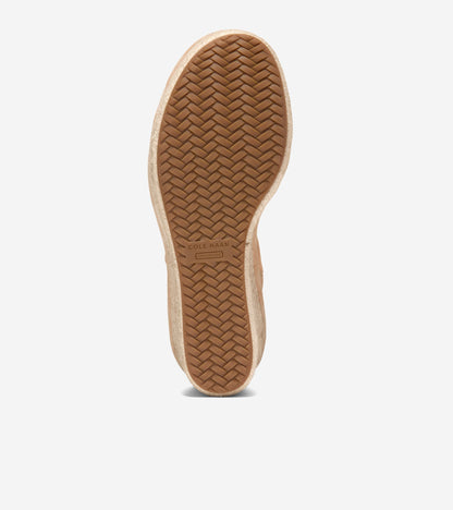 Women's Cloudfeel Asbury Espadrille Wedge Sandals in Beige | Cole Haan