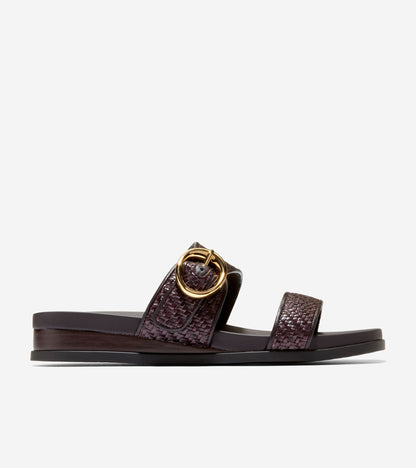 Women's Oaklynn Double Band Footbed Sandals in Brown | Cole Haan