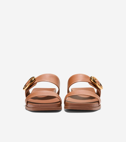 Women's Oaklynn Double Band Footbed Sandals in Brown | Cole Haan