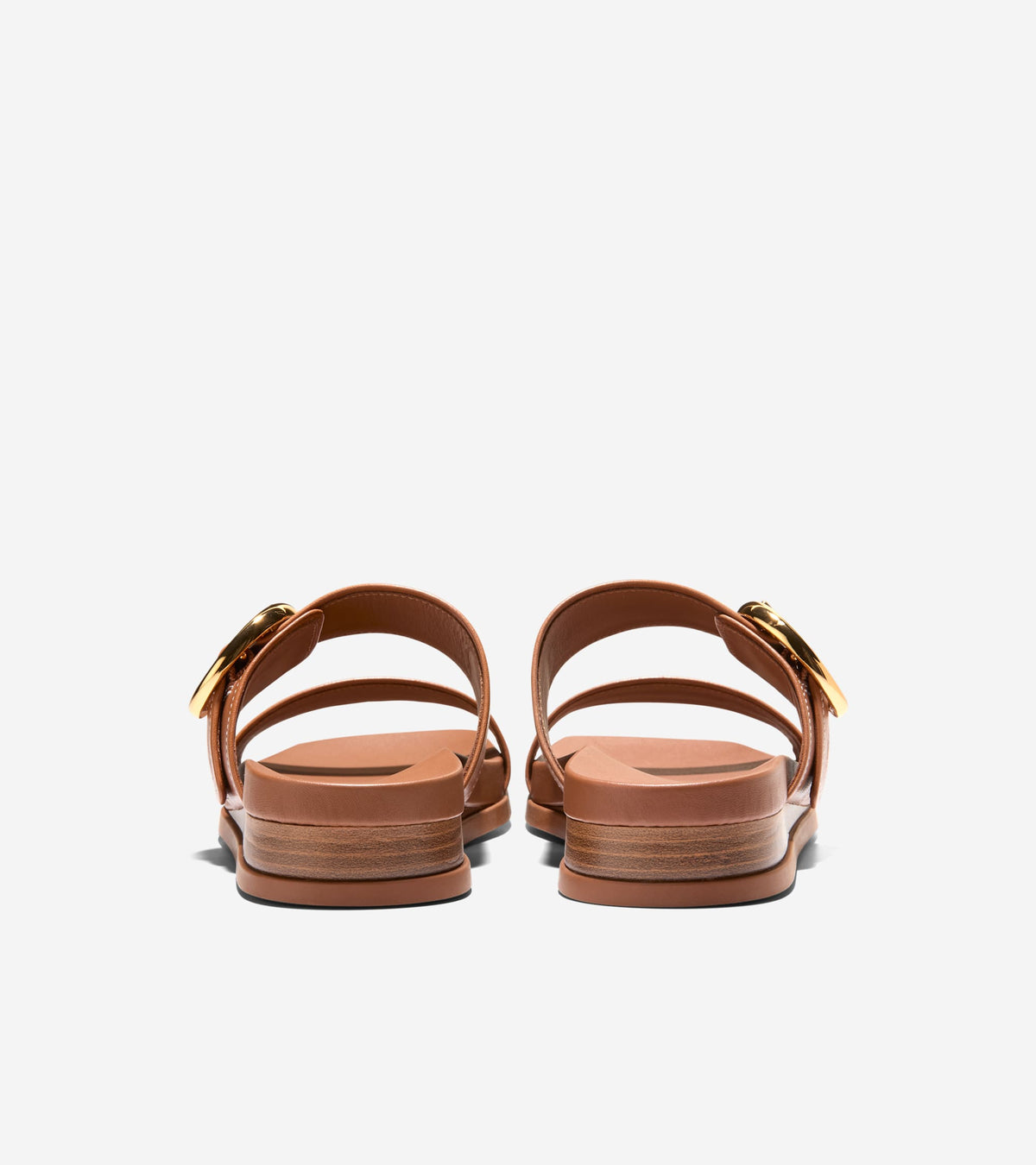 Women's Oaklynn Double Band Footbed Sandals in Brown | Cole Haan