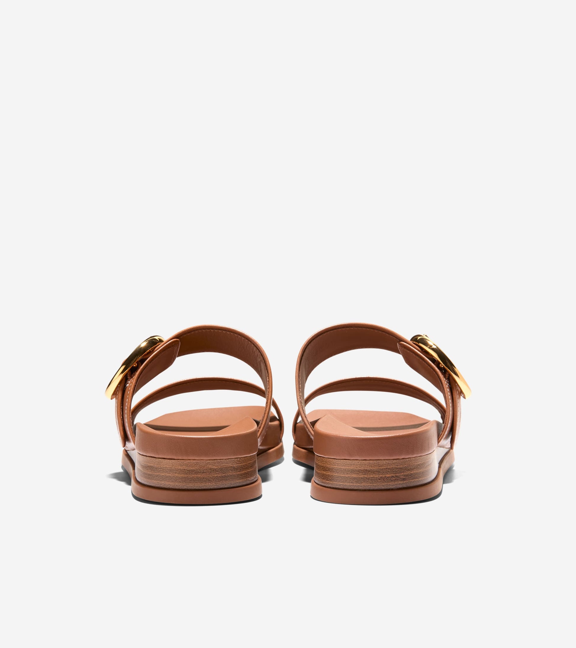 Women's Oaklynn Double Band Footbed Sandals in Brown | Cole Haan
