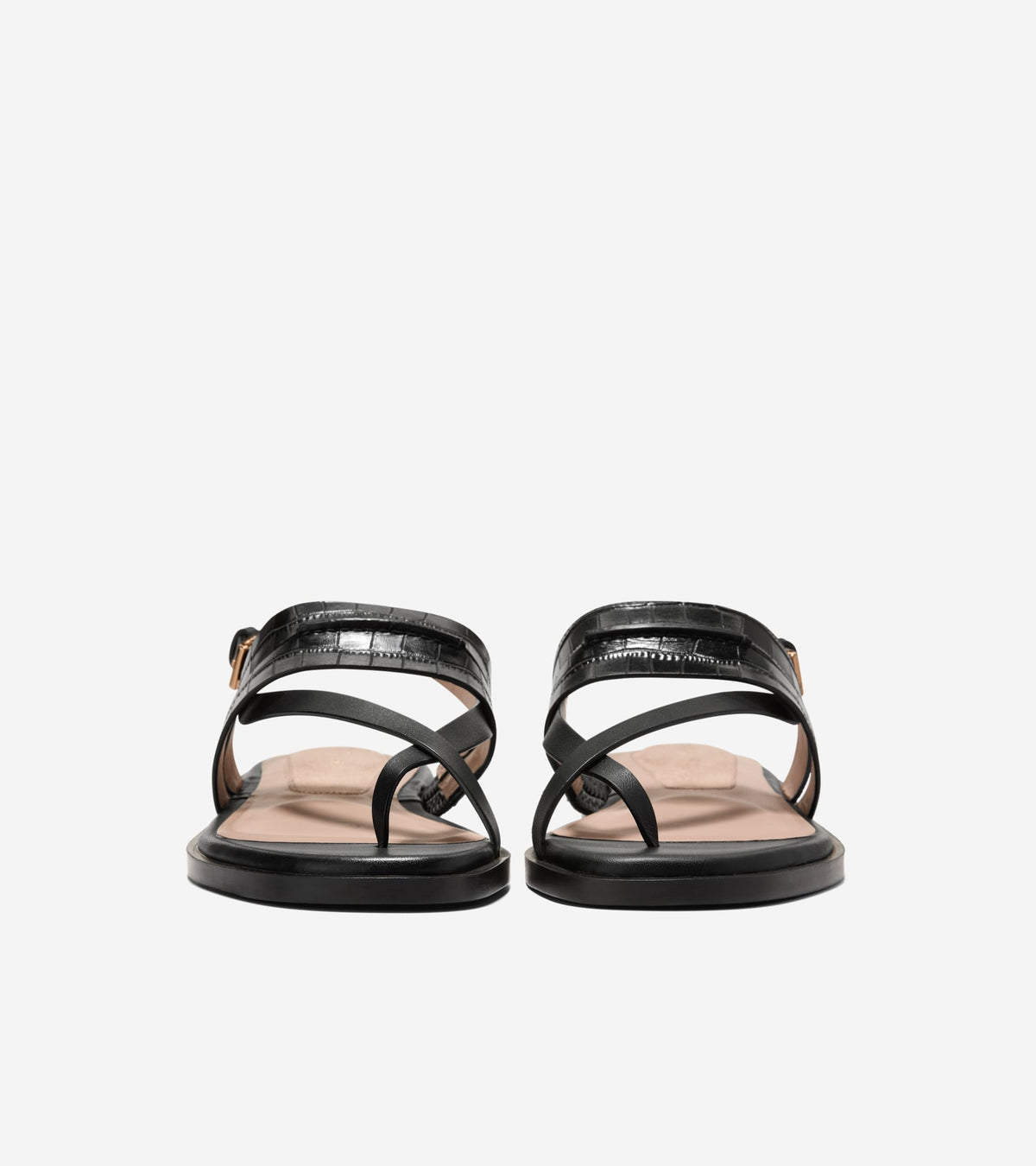 Women's Go-To Estella Flat Thong Sandals in Black | Cole Haan