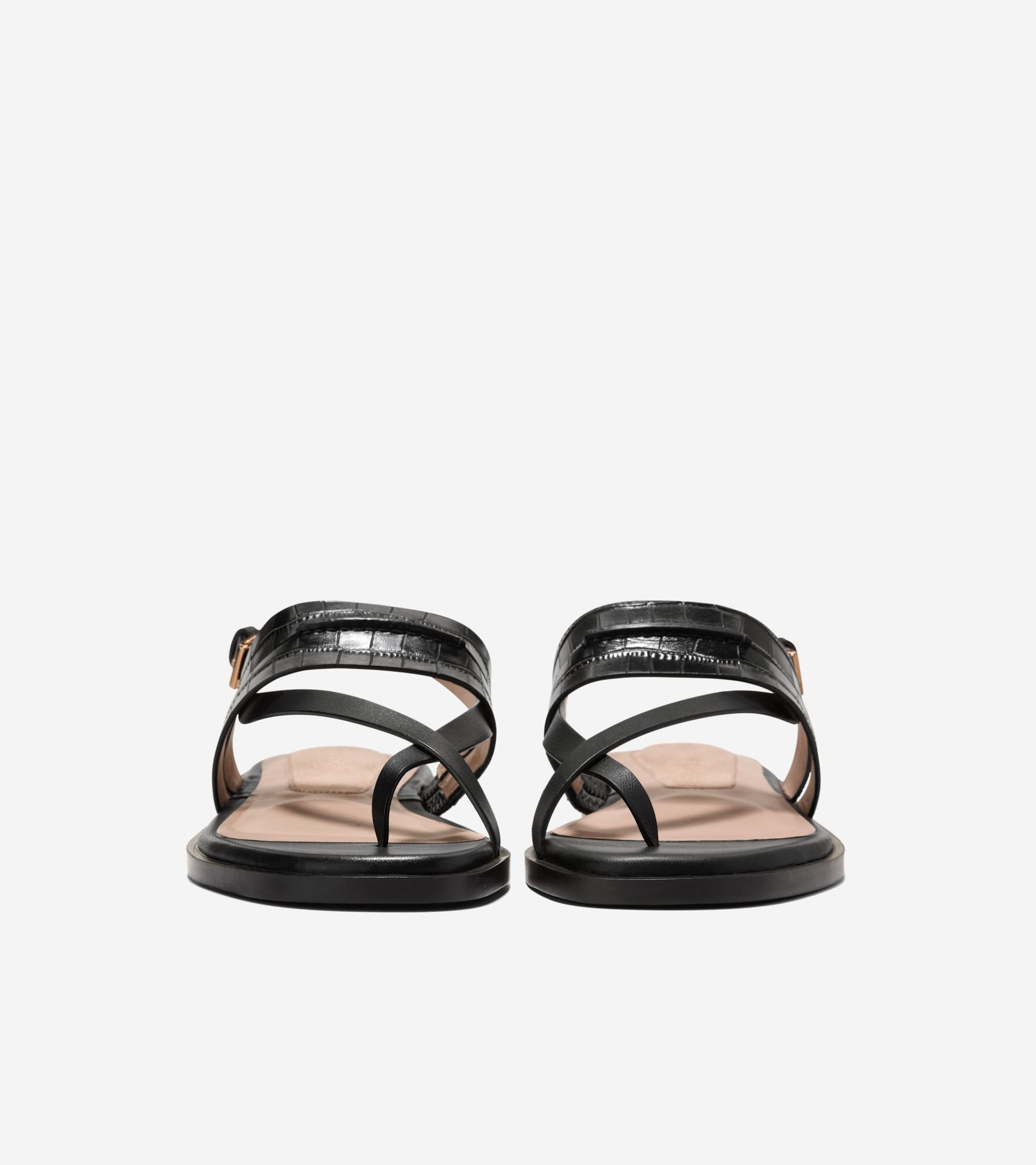 Women's Go-To Estella Flat Thong Sandals in Black | Cole Haan