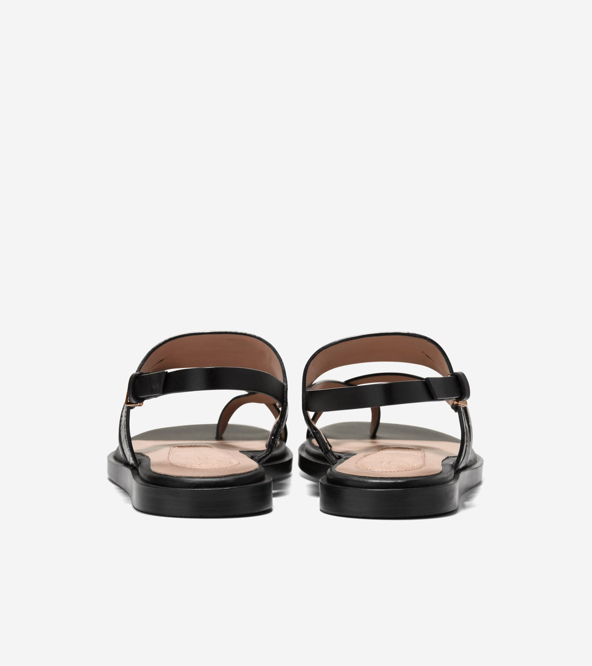 Women's Go-To Estella Flat Thong Sandals in Black | Cole Haan