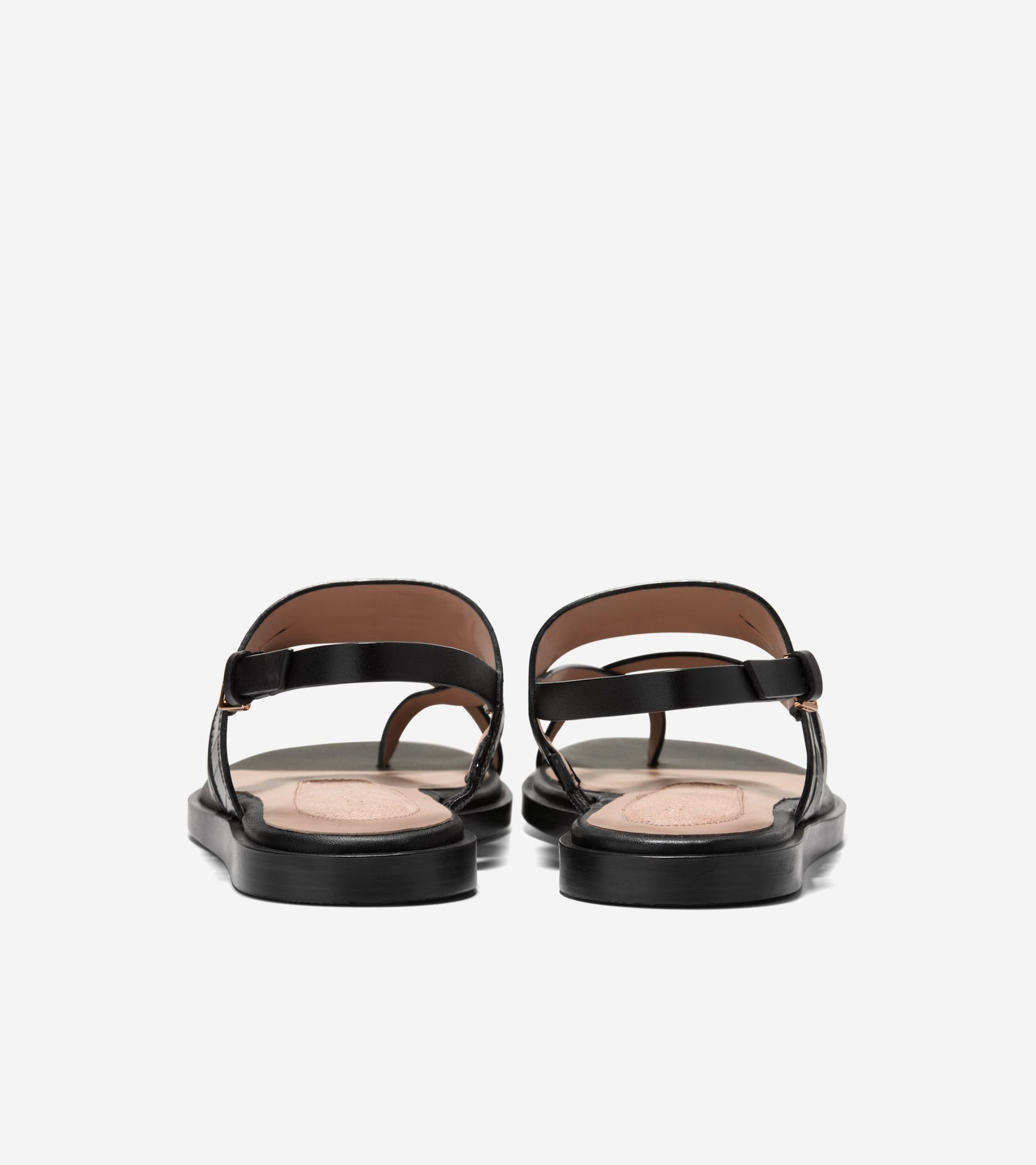 Women's Go-To Estella Flat Thong Sandals in Black | Cole Haan