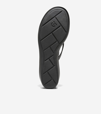 Women's Grand Ambition Azzura Strappy Wedge Sandal in Black | Cole Haan