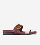 Mahogany Croc Print-Natural