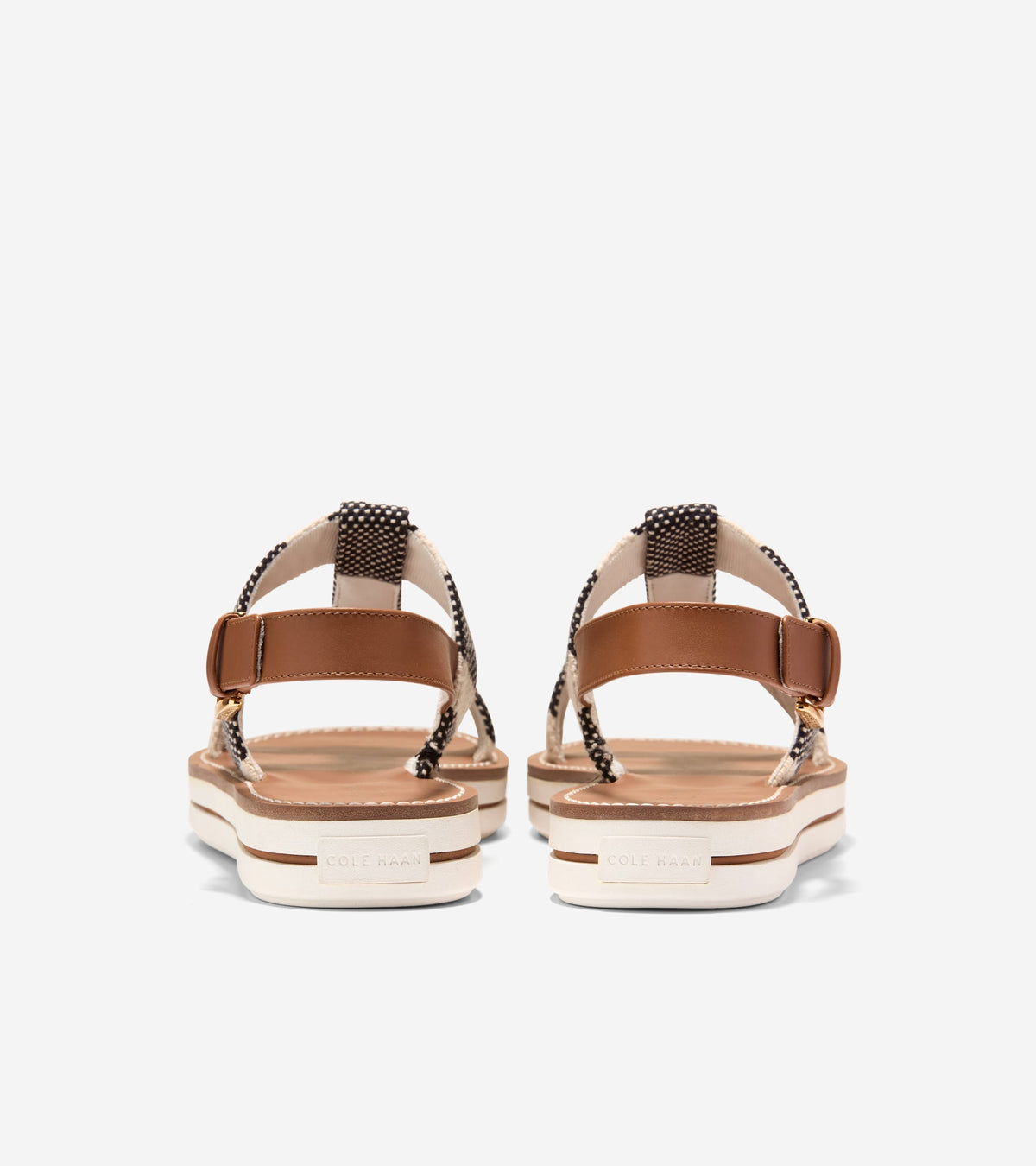 Women's Pinch Long-Weekender Sandals in Black, beige | Cole Haan