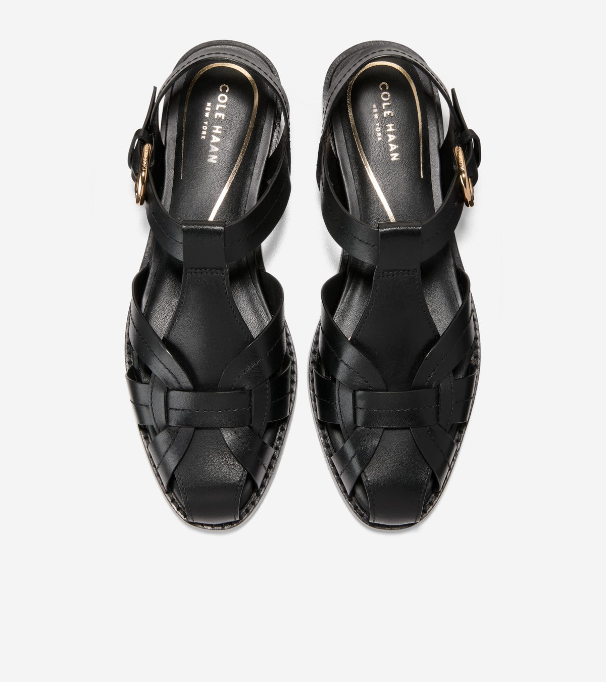 Women's Rosette Fisherman Sandals in Black | Cole Haan