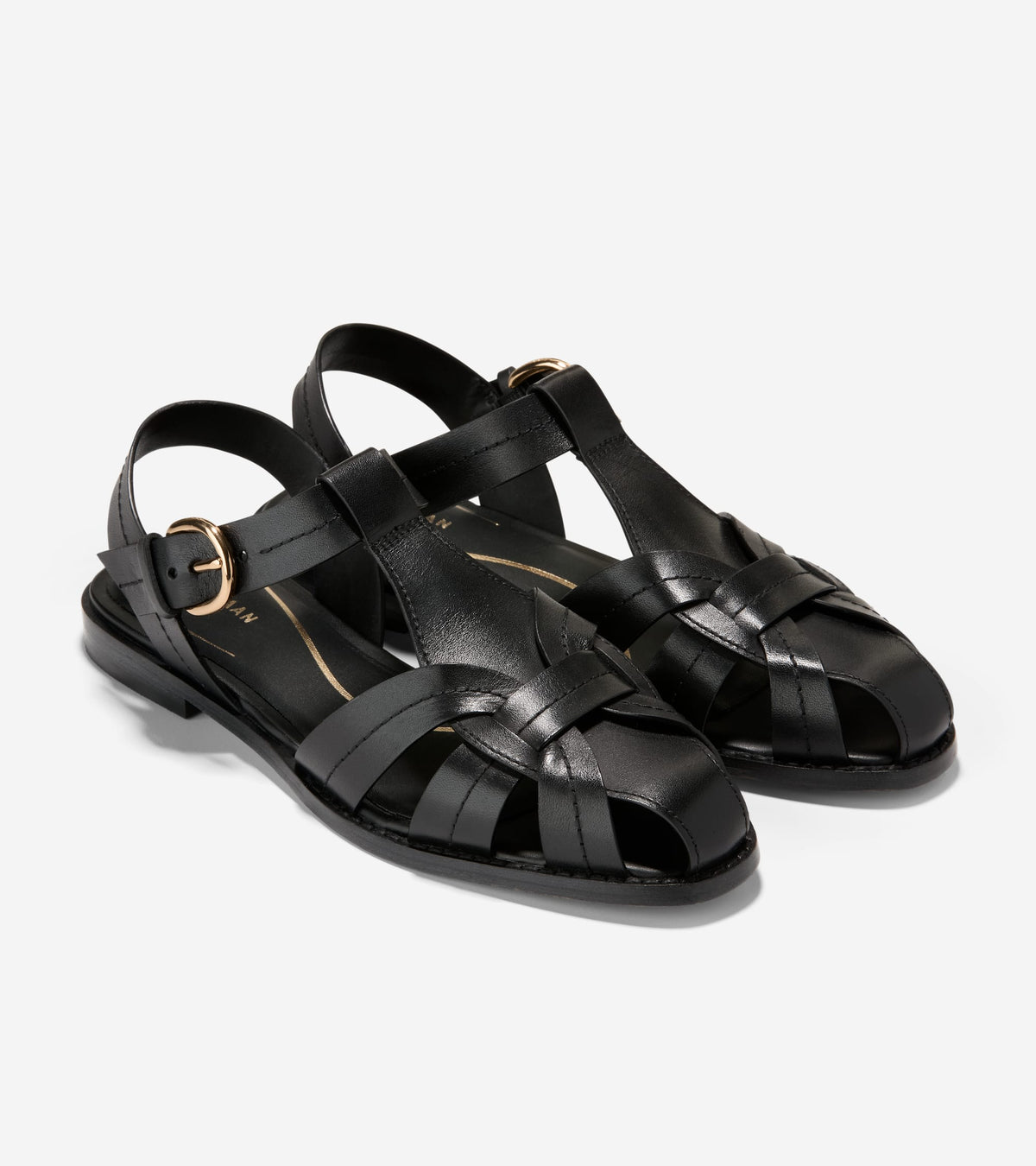 Women's Rosette Fisherman Sandals in Black | Cole Haan
