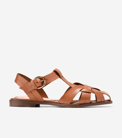Women's Rosette Fisherman Sandals in Brown | Cole Haan
