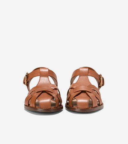 Women's Rosette Fisherman Sandals in Brown | Cole Haan