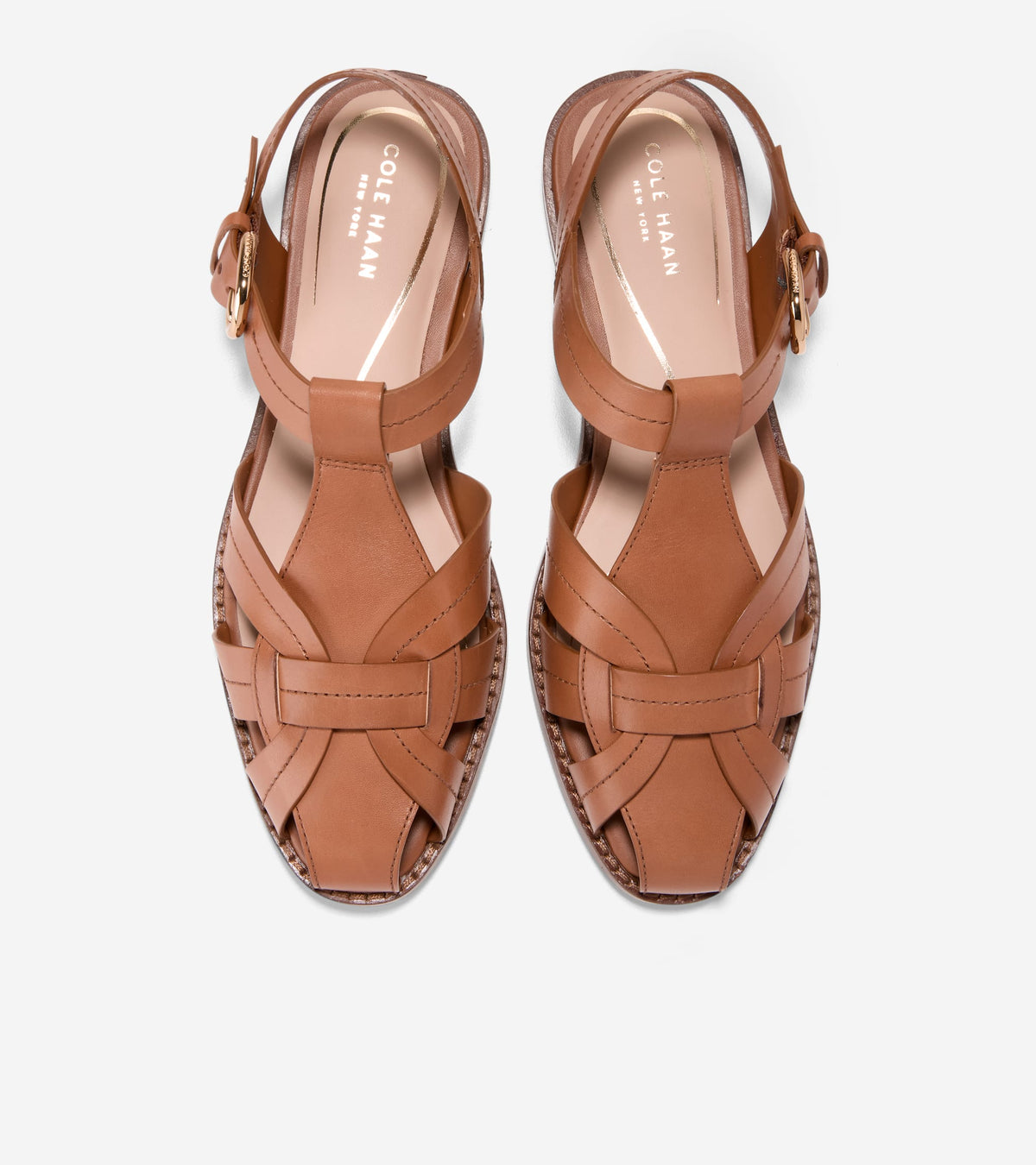 Women's Rosette Fisherman Sandals in Brown | Cole Haan