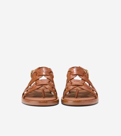 Women's Kami Interwoven Thong Sandals in Brown | Cole Haan
