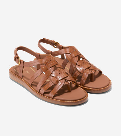 Women's Kami Interwoven Thong Sandals in Brown | Cole Haan
