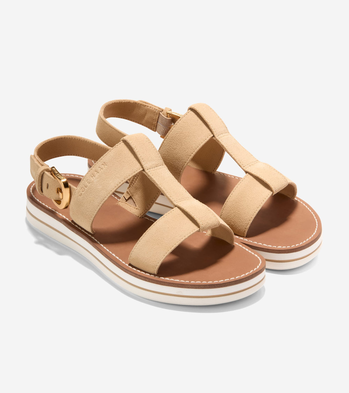 Women's Pinch Long-Weekender Sandals in Beige | Cole Haan